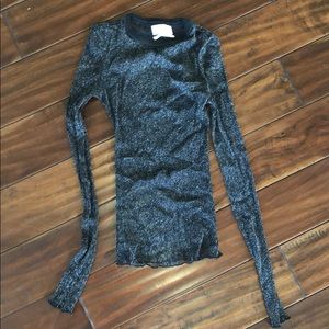 Sparkly Mesh Long Sleeve top